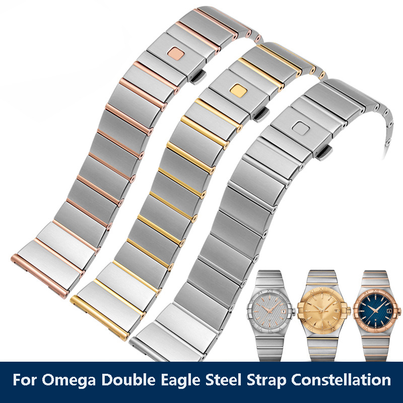 Omega Watch Constellation - Cinturino in Acciaio per Omega Double