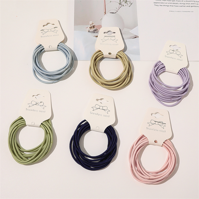 Silicone Band Women - 10PCS donne ragazze semplici fasce per