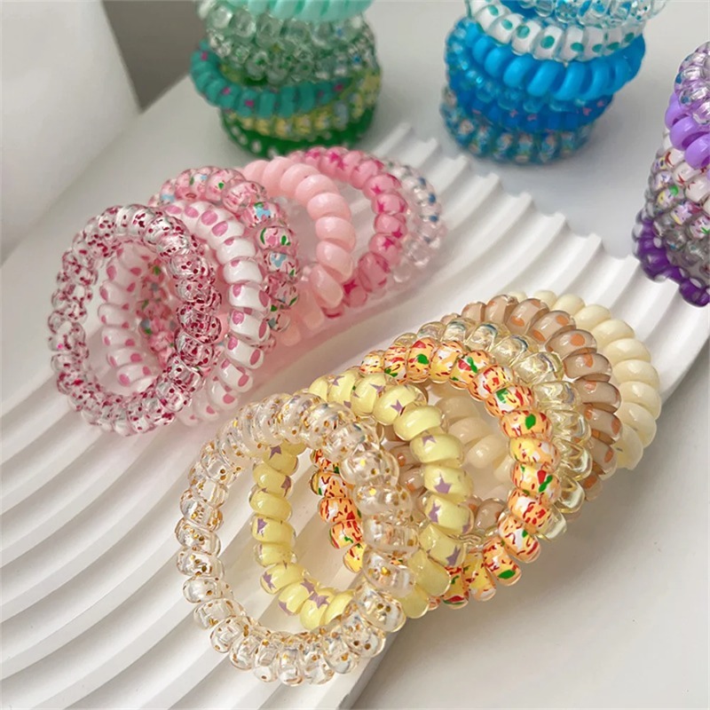 Silicone Band Women - 6 pezzi di elastici per capelli