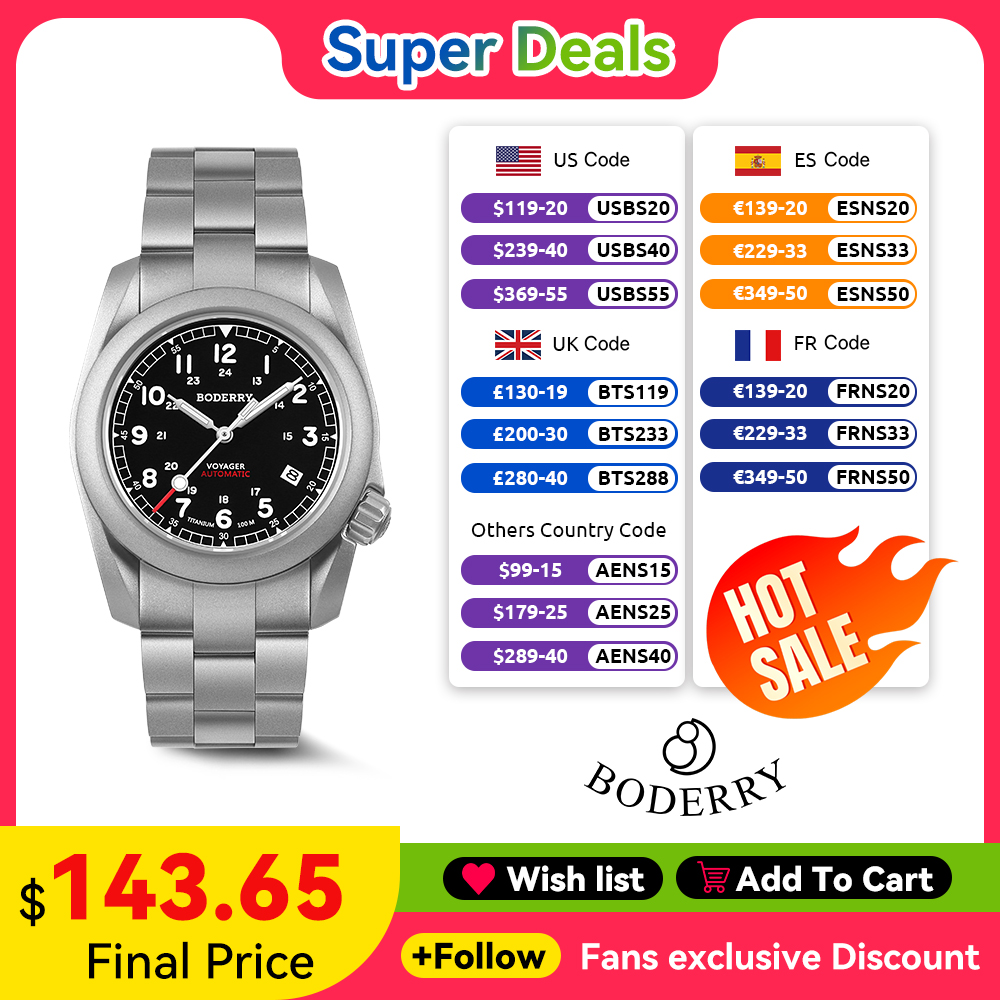 Seiko Watch 5 Sports - Boderry Voyager Field Watch Orologio da