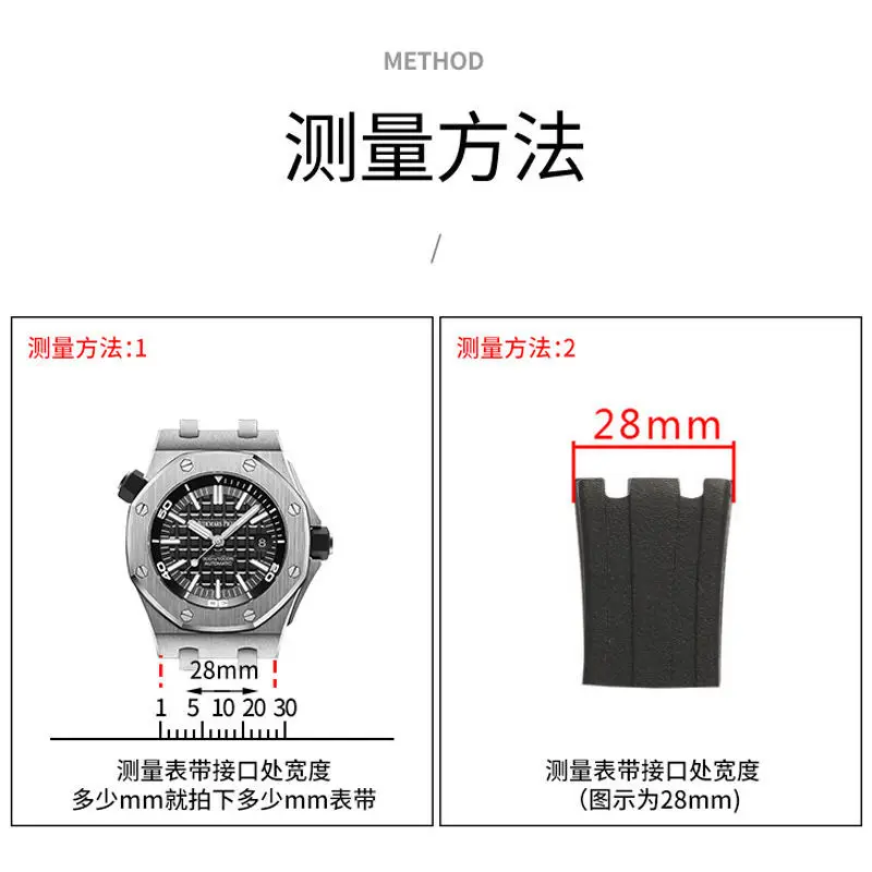 Cinturino in silicone da 28 mm - Audemars Piguet Watch Royal Oak Offshore recensione e prezzo